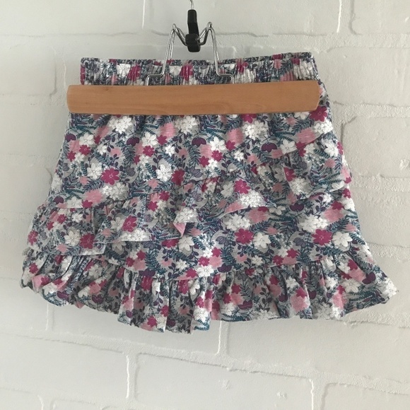 Lovely Floral Summer Skort Girl Size 6 - Picture 1 of 7